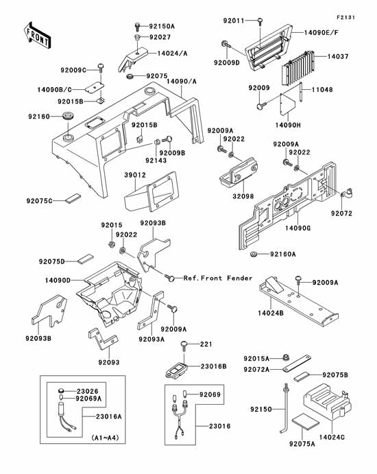 Kawasaki Mule Parts Diagram