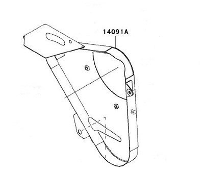 14091-0126 COVER,BELT