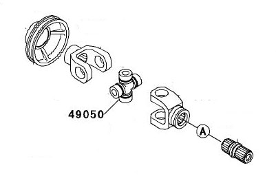 49050-1057 SPIDER (U-Joint)